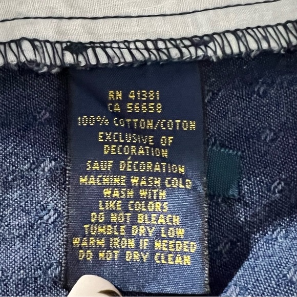 Polo Ralph Lauren Women's Embroidered Pony Logo Shorts Blue Label Size 14 - Picture 8 of 9